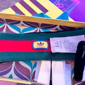 Gucci x Adidas Headband & Wristband